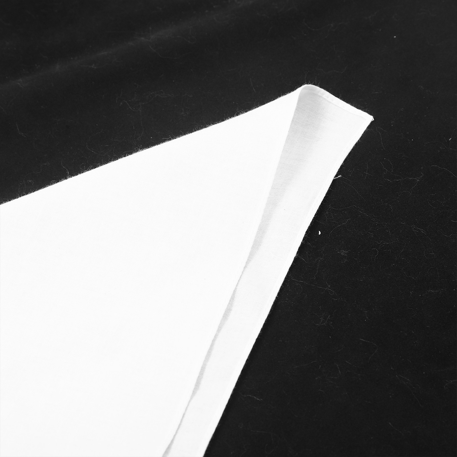 منديل قطني أبيض مربع الشكل للح - مراجعة Bandana Blank White وسعره