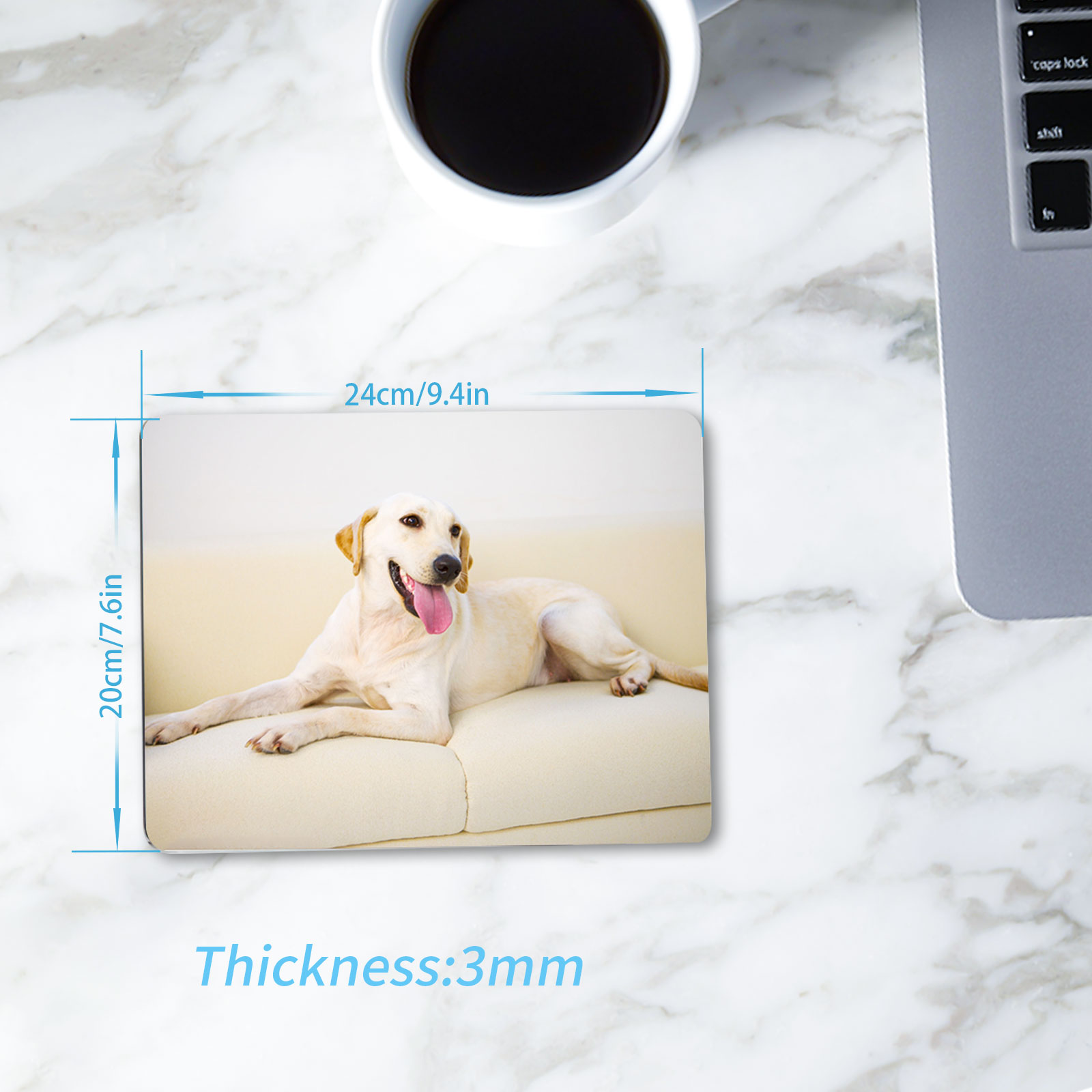 8 قطعة لوحة ماوس التسامي لوحة  - مراجعة Mouse Pad Blank Sublimation وسعره