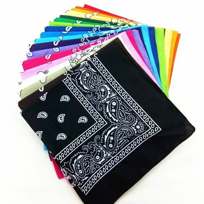 1/2/4/10 قطع وشاح هيب هوب بنمط - مراجعة Bandana Blank White وسعره