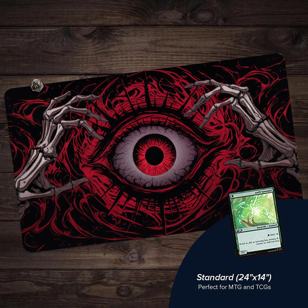 بساط لعب TCG بتصميم العين الحم - مراجعة Door Mat Blank وسعره