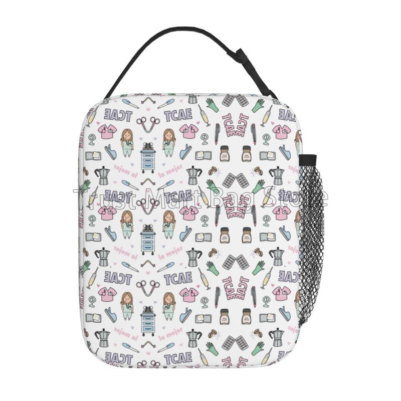مخصص Enfermera En Apuros معاطف - مراجعة Tote Bag Sublimation وسعره
