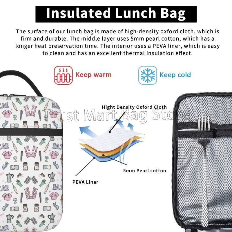 مخصص Enfermera En Apuros معاطف - مراجعة Tote Bag Sublimation وسعره