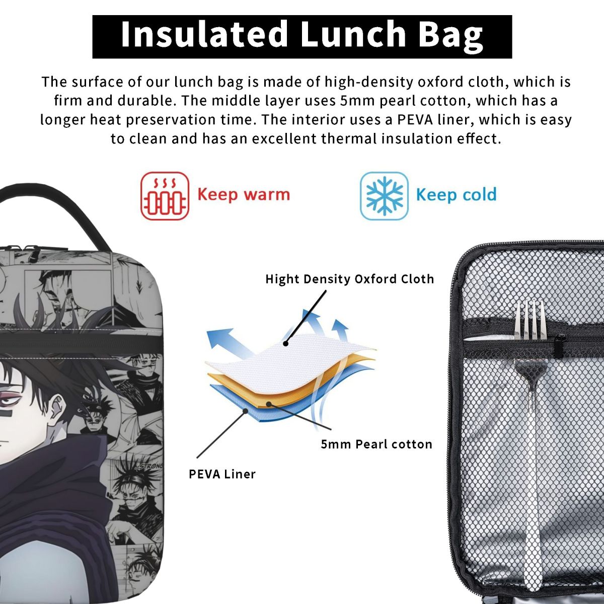 حقيبة غداء معزولة كبيرة من تشو - مراجعة Tote Bag Sublimation وسعره